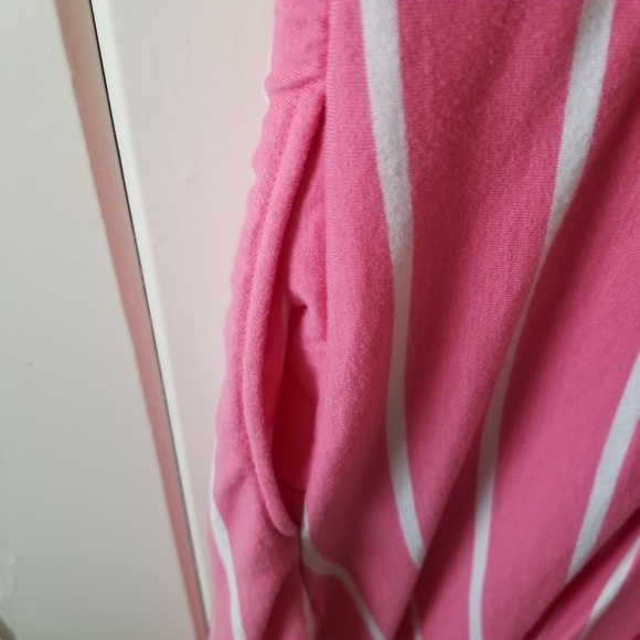 Eshakti 1X Pink Lined Dress Faux Wrap Plus 18 W 20 - Picture 11 of 12